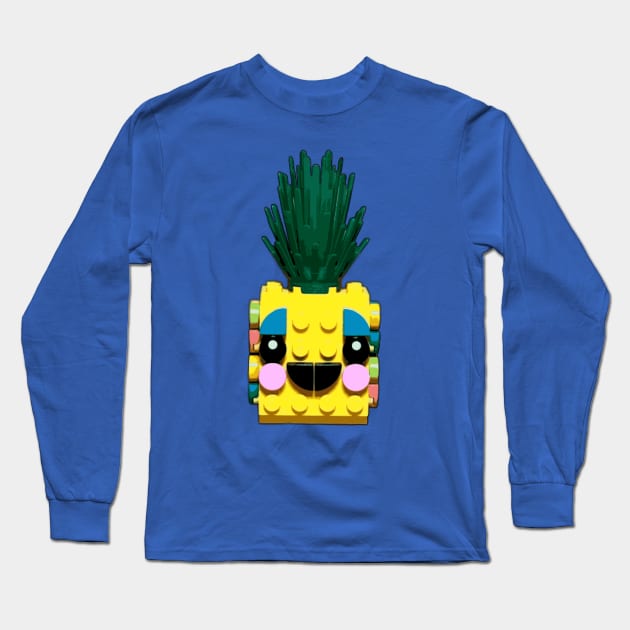 Brick Creations - Pineapple Long Sleeve T-Shirt by druscilla13